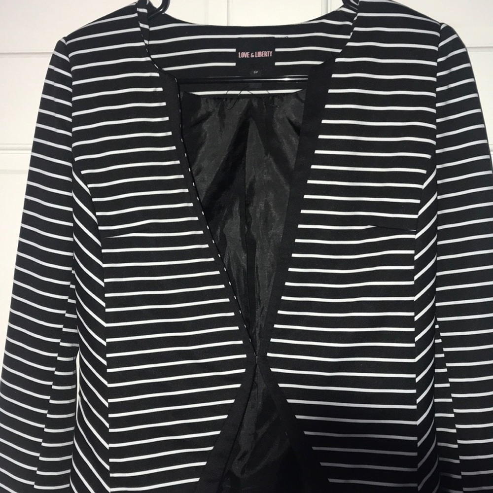 Striped Blazer